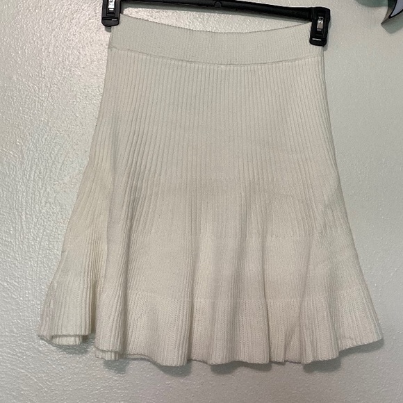 FREE PEOPLE white knit skirt - Picture 9 of 10